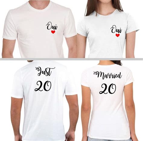 tee shirt mariage couple|Marriage Couple T.